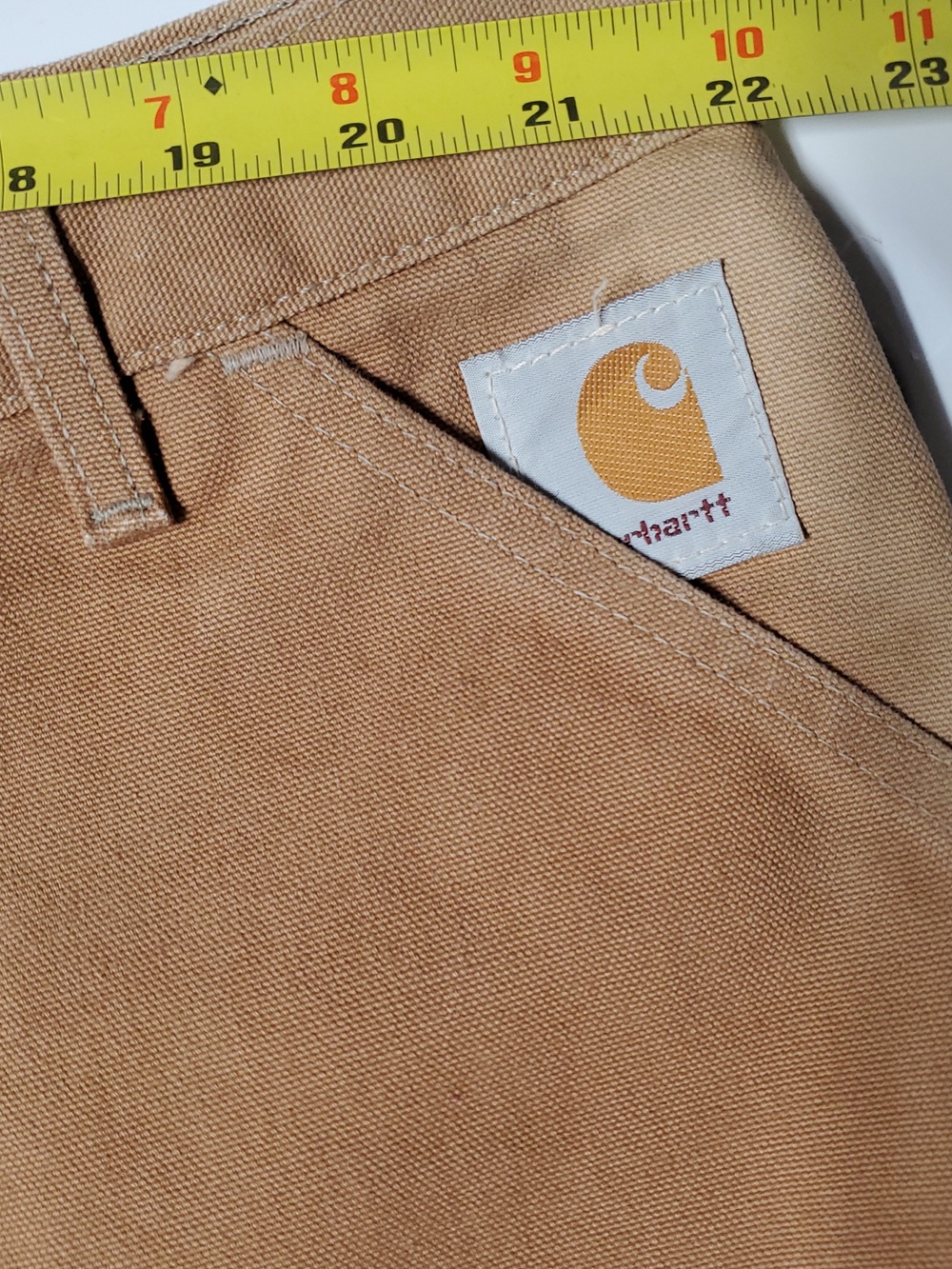 Vintage Carhartt Union Made Double Knee Hunting Pants Size 46×32 Briar Protect - Picture 11 of 15